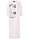 CALVIN KLEIN 205W39NYC graphic print maxi dress,82WWDD03C21312892337