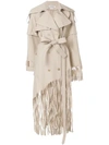 LOEWE FRINGED TRENCH COAT,D2181220PA12918103
