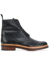 Grenson Fred Boots - Black In Black