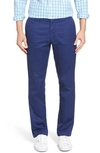 Vineyard Vines Breaker Flat Front Stretch Cotton Pants In Deep Cobalt