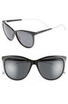 POLAROID BASIC 57MM POLARIZED SUNGLASSES - BLACK,PLD4058S