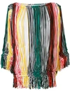 SONIA RYKIEL STRIPED OFF-THE-SHOULDER BLOUSE,19452836RB12938668