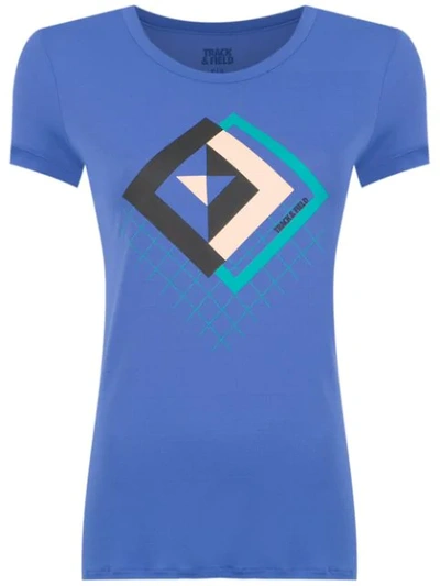 Track & Field Printed T-shirt - Blue