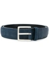 Orciani Suede Belt In Blue
