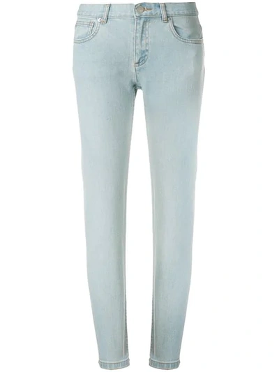 Apc Low-rise Skinny Jeans In Blue