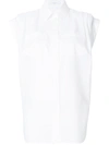 Givenchy Structured Shoulder Shirt White