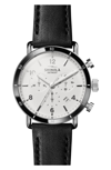 SHINOLA THE CANFIELD CHRONO LEATHER STRAP WATCH, 40MM,S0120089888