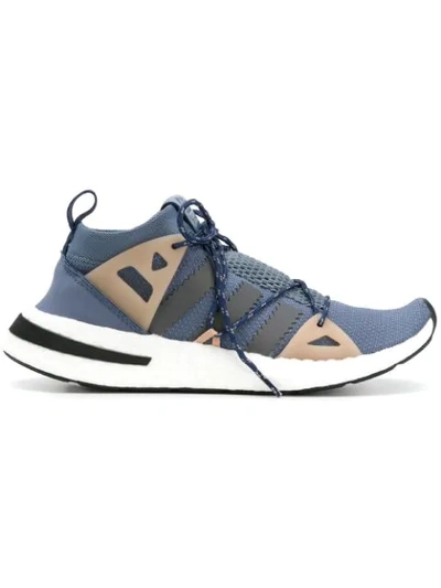 Adidas Originals Arkyn Colorblock Mesh Sneakers, Raw Steel/ash/pearl Gray In Grey