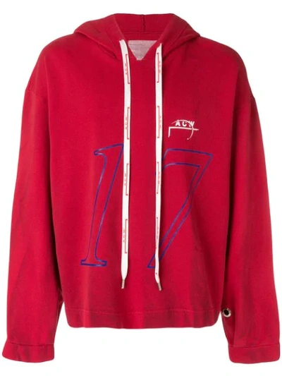A-cold-wall* Pullover Hoodie In Red