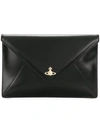 VIVIENNE WESTWOOD LOGO ENVELOPE CLUTCH,520400054030812943955