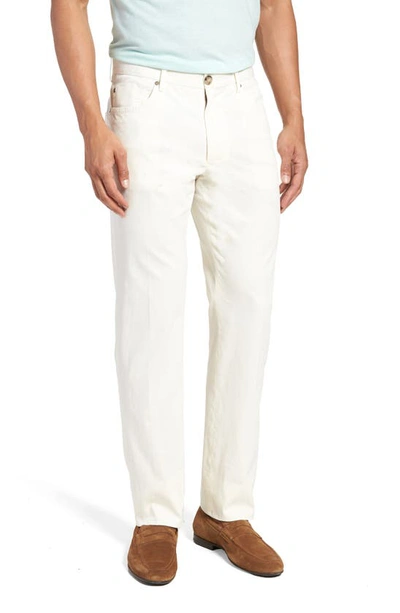 Incotex Regular Fit Jeans In Beige