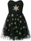 AMEN TULLE SKIRT BEADED STAR APPLIQUE DRESS,AMS18411S1801612932932