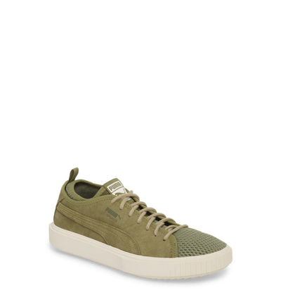 Puma Men's Breaker Mesh Casual Sneakers From Finish Line In Green