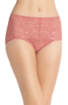 Hanky Panky Plus Size Signature Lace Retro Vikini 9k2124x In Pink Sands