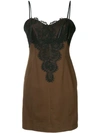 WE11 DONE LACE TRIM SLIP DRESS,WDC2OPS00912931720