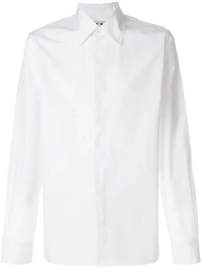 Marni Concealed Fastening Formal Shirt In White