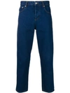AMI ALEXANDRE MATTIUSSI 5 pockets cropped jeans,A18D20662012618149