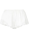 Gilda & Pearl Lace Applique Shorts In White