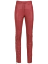 LILLY SARTI leather skinny trousers,ROCL010712745250