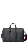 GUCCI GG SUPREME DUFFEL BAG - BLACK,474131K5IAN