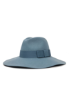 BRIXTON 'PIPER' FLOPPY WOOL HAT - BLUE,00171 NAVY