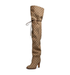 GUCCI ORIGINAL GG CANVAS OVER THE KNEE BOOT,523513KY9V0