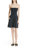 ATM ANTHONY THOMAS MELILLO STRAPLESS RUCHED BODICE DRESS,AW7100-JS