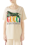 GUCCI EMBELLISHED GRAPHIC TEE,492347X9Y36