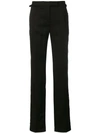 TOM FORD TOM FORD STRAIGHT LEG LONG TROUSERS - BLACK,PAW114FAX33012937076