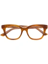 GUCCI SQUARE FRAME GLASSES,GG0349O12915167