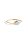 WWAKE NESTLED OPAL & DIAMOND RING,1506YGQD69