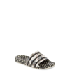 Adidas Originals Women's Originals Adilette Farm Slide Sandals, White/black In Core Black / Ftwr White