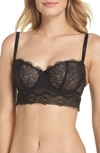 Passionata By Chantelle Blossom Underwire Bustier Bra In Black