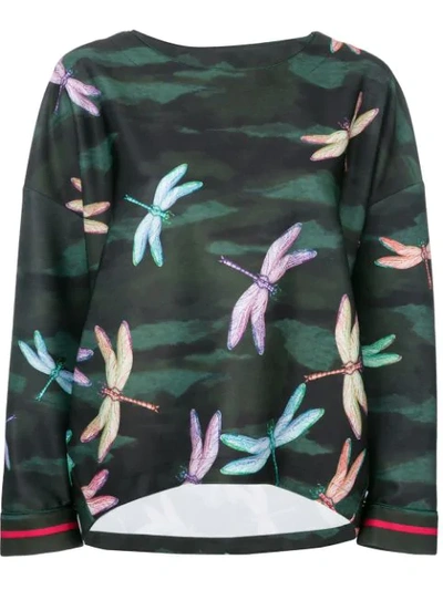 F.r.s For Restless Sleepers Dragonfly Print Blouse In 247