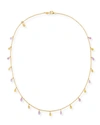 GURHAN LIMITED EDITION DELICATE DEW NECKLACE WITH FANCY SAPPHIRE BRIOLETTES,PROD210590062