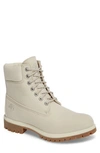 Timberland Men's 6 Inch Premium Canvas Boots, Brown In Pure Cashmere Thread Canvas