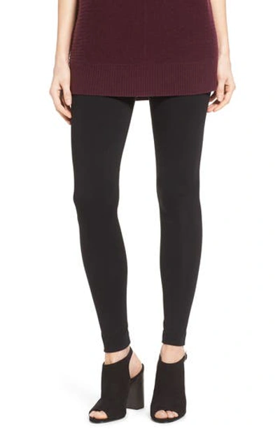 Two By Vince Camuto Seamed Back Leggings In Rich Black