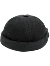 BETON CIRE BETON CIRE MIKI DENIM SAILOR CAP - BLACK,370111310232812888406