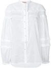 N°21 RUFFLE TRIM SHIRT,N2MG022035712763864