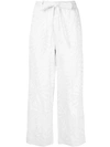 INCOTEX INCOTEX CROPPED TAILORED TROUSERS - WHITE,179662D624712801727