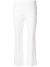 INCOTEX INCOTEX CROPPED TAILORED TROUSERS - WHITE,172626D620012801720