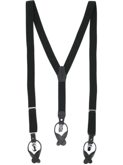 Yohji Yamamoto Adjustable Braces In 1 Black