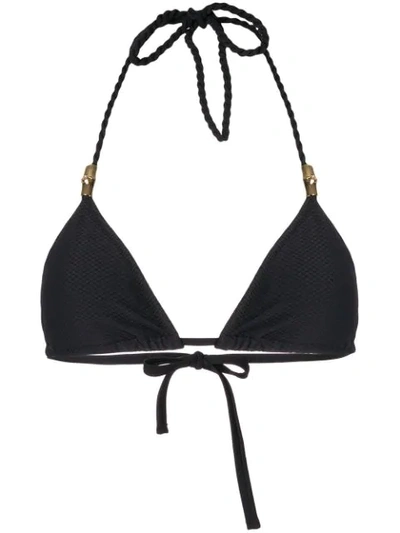 Heidi Klein Core Halterneck Bikini Top In Black
