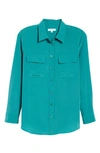 EQUIPMENT 'SLIM SIGNATURE' SILK SHIRT,Q23-E231