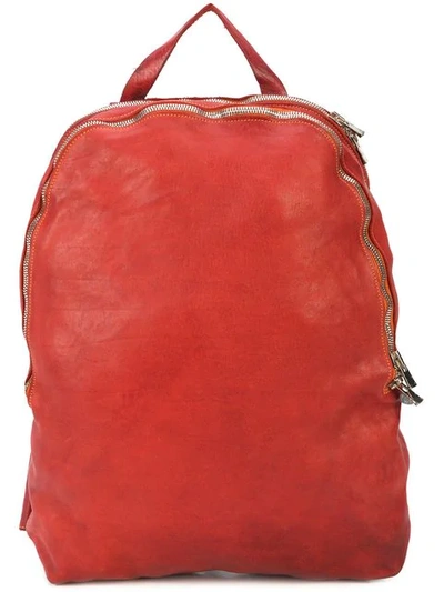 Guidi Minimal Backpack In Red