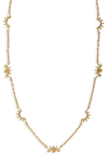 MADEWELL EYE CHARM NECKLACE,H9394