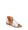 Free People 'mont Blanc' Asymmetrical Sandal In Silver