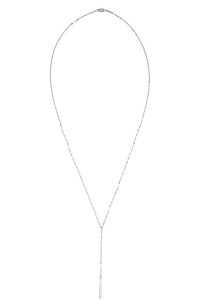 Lana Y-necklace In White Gold