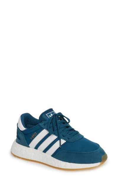 Adidas Originals I-5923 Suede Platform Sneakers In Blue
