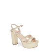 MIU MIU Jeweled Heel Platform Sandal,5XP797 008F 11099